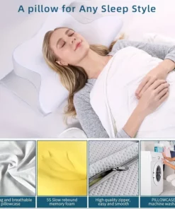 RestRelief™ Premium Ergonomic Pillow 8